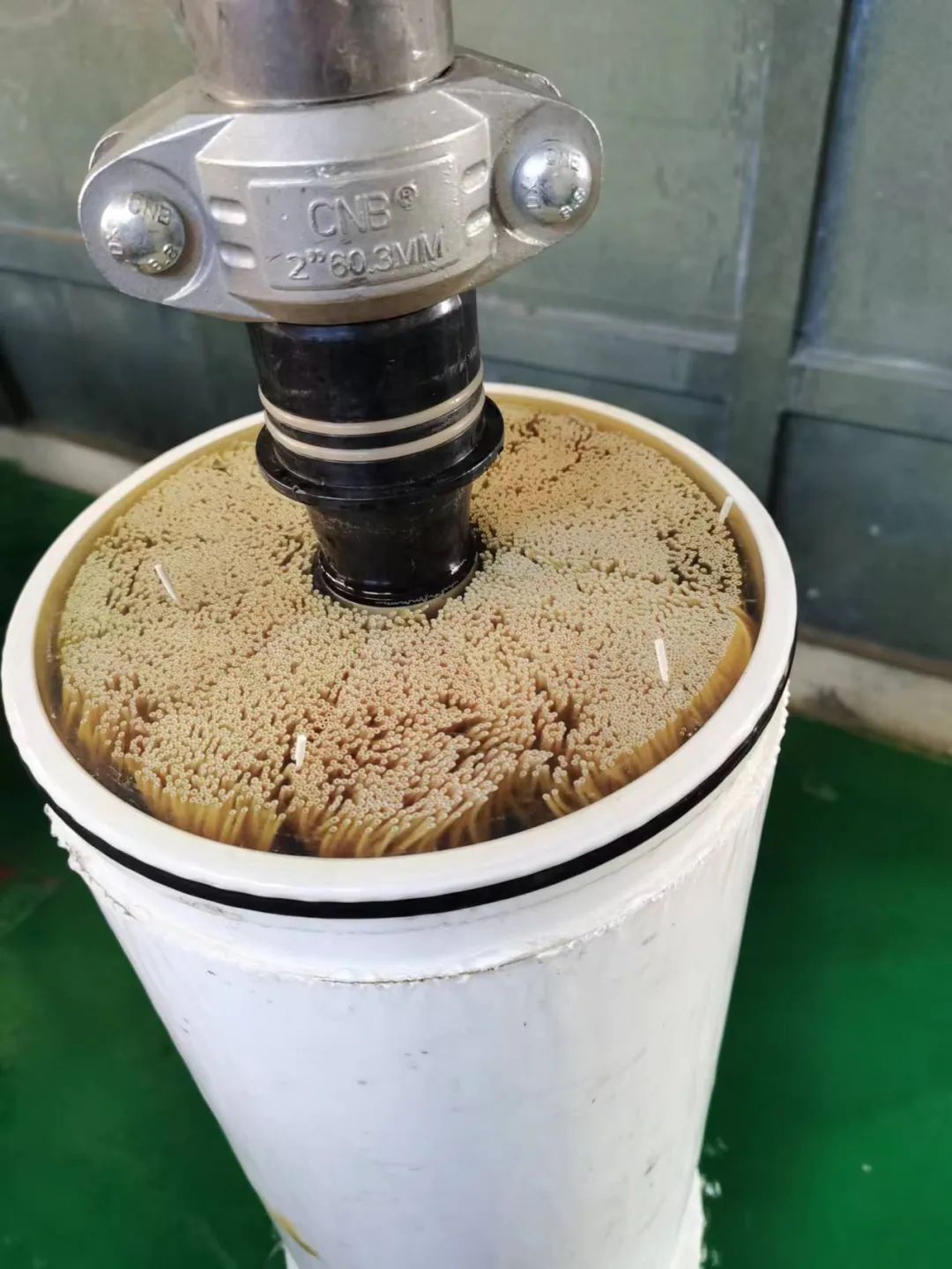 標記好的破損膜絲
